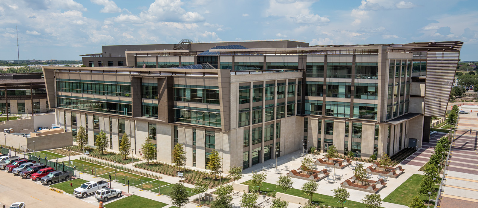 Overhead view of Zachry Engineering Building